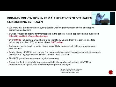 Familial Thrombophilia screening | Dr. Tarek Owaidah (16 February 2024)