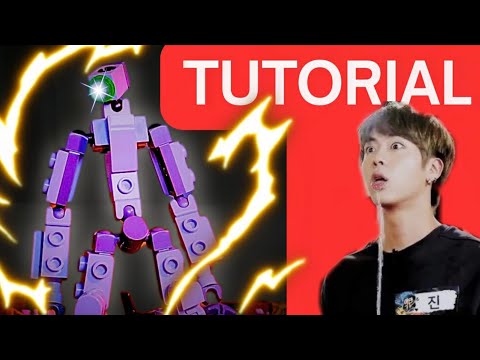 (TUTORIAL) Mini Lego Robot Figure TUTORIAL #lego #robot #tutorial #mini #easy #build #frame #mech