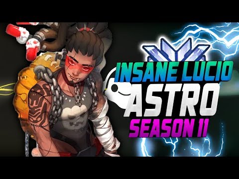 World Rank #1 Lucio - Astro! [ OVERWATCH SEASON 11 TOP 500 ]