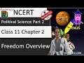Political Theory Freedom Overview Struggles English NCERT Class 11 Political Science Chapter 2