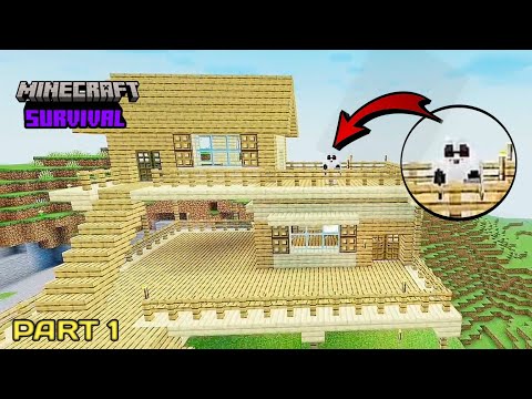 Insane MINECRAFT PE Survival EP 1 in Hindi! OP Base and Armor 😱