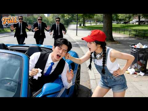 No One Dared Scold The Littering CEO,Till A Wild Girl Grabbed His Ear&Yelled!He Fell For Her Instead