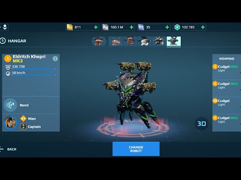 IS THIS BUILD REALLY THAT GOOD? CUDGEL KHEPRI GAMEPLAY (War Robots)