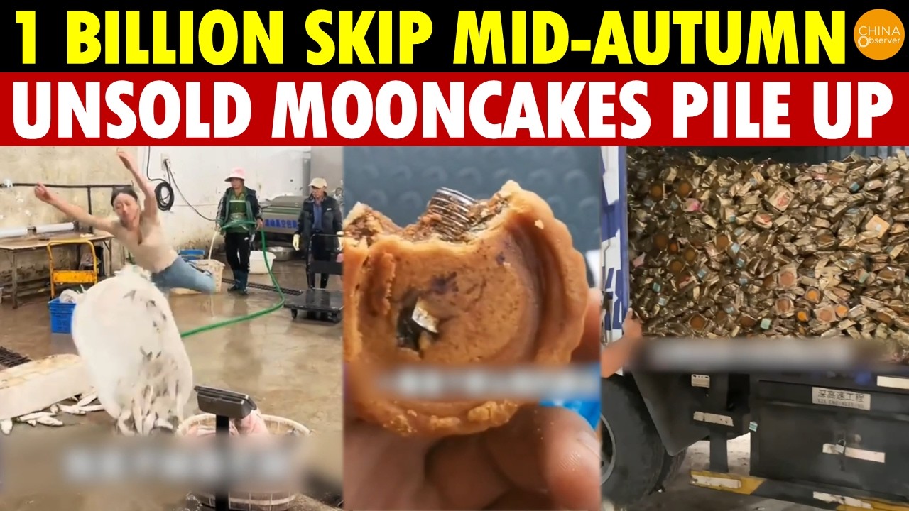 1 Billion Chinese Skip Mid-Autumn: Unsold Mooncakes Pile Up, Screws Found Inside