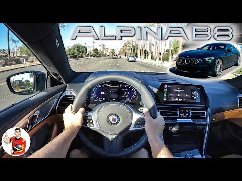The 2022 Alpina B8 Gran Coupe is Freaky Fast and Ultra Smooth (POV First Drive)
