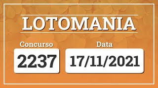 Capa de LOTOMANIA 2237