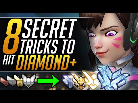 8 SECRET Tips to HIT Diamond and Above FAST as ANY HERO: Pro Coach Gameplay Tricks - Overwatch Guide