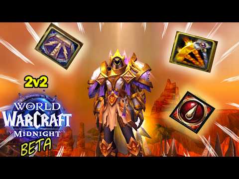 HOLY PALADIN PVP MIDNIGHT BETA TEST 2v2 ARENA (World of Warcraft) 🌕🛡️