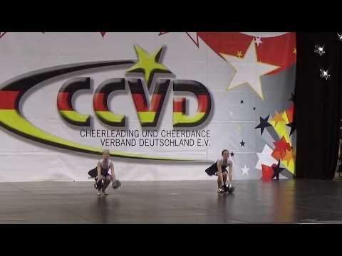 CCVD Regionalmeisterschaft West 2017 "Double Dance Pom" Magic Legs Junior Dancers - Angi & Amelie