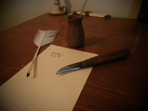Making A Penknife & Quill
