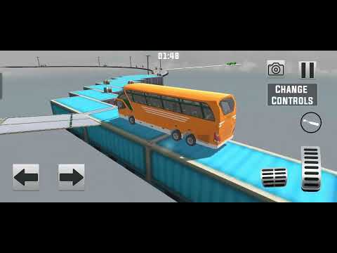 Impossible crazy bus stunt Driving show 👿