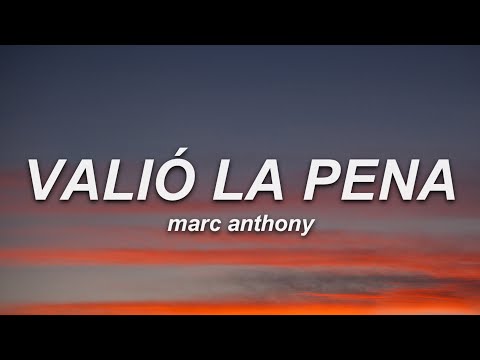 Marc Anthony - Valió La Pena (Salsa Version) (Letra)