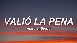 Marc Anthony - Valió La Pena (Salsa Version) (Letra)
