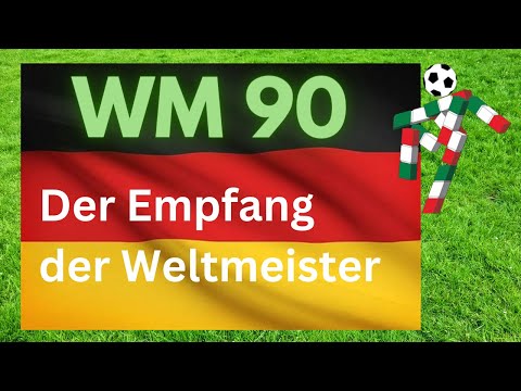 WM 1990 Impressionen: Der Empfang der Weltmeister