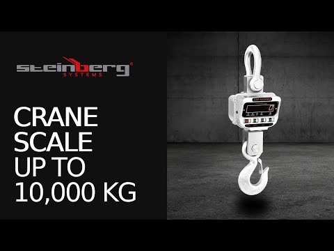 video - Jeřábová váha - 10 t / 2 kg - LED