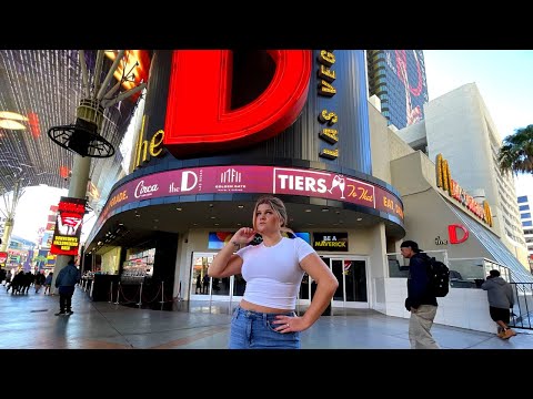 I Stayed in the Cheapest Room at THE D in Downtown Las Vegas... 🥤