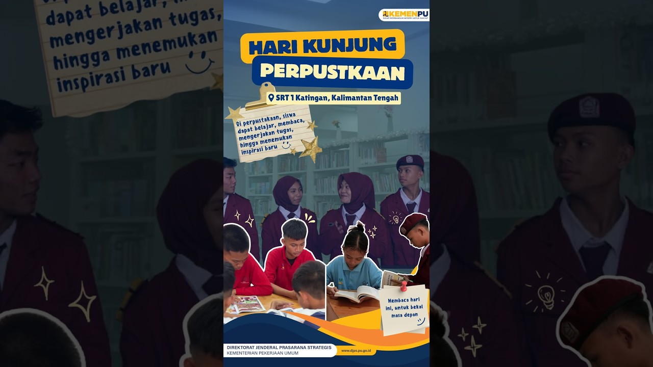 Hari Kunjung Perpustakaan, SRT 1 Katingan, Kalimantan Tengah