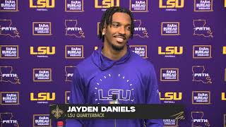 Jayden Daniels on his growth at LSU, his NFL readiness | Saints Path to the Draft