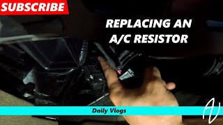 HOW TO replace A/C Resistor in a Cadillac SRX (2010 to 2016) - Daily Vlog