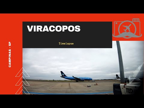 Relaxing and watching the airport movement in pilot view from cockpit VCP timelapse.