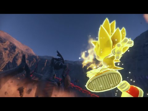 Sonic Frontiers Knight boss, but with "Fight the Knight" music (Black Knight)