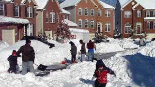 preview picture of video 'Snowpocalypse - 2009 - 2010 - Lorton, Virginia'