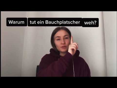 Warum tut ein Bauchplatscher weh?