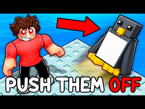 WE PLAYED ROBLOX PENGUIN KNOCKOUT!