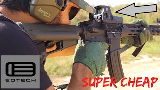 Video: EOtech Model 512.A65 Red Dot Svart Holografiskt Sikte