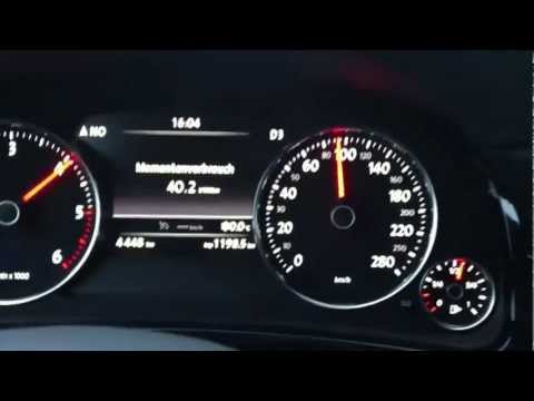 VW Touareg C2 3.0TDI 180 kW 0-160 km/h (245 PS) Vollgas 550Nm