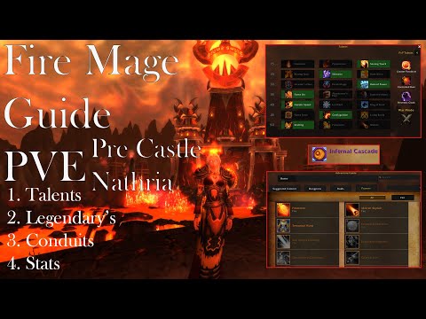 Quick Fire Mage PVE Guide for Shadowlands Pre Castle Nathria