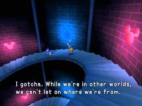 Kingdom Hearts, English cutscene: 27 - Jiminy Cricket - HD 720p