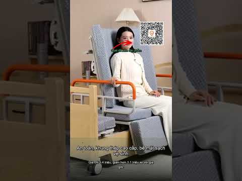 Giường điện nâng hạ cho bệnh nhân MC031, Giường nâng hạ nâng lưng nâng chân bằng điện tặng kèm bàn …