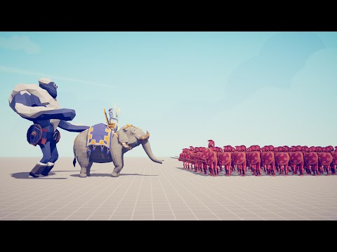 ICE GIANT & SACRED ELEPHANT vs ARMIES - Totally Accurate Battle Simulator