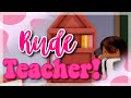 👩‍🏫CLASS HAVE A HORRIBLE SUB TEACHER! *LOCKED KIDS OUT?!* | Berry avenue roleplay video