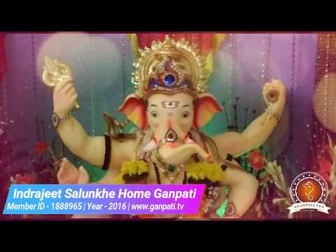 indrajeet salunkhe Home Ganpati Decoration Video