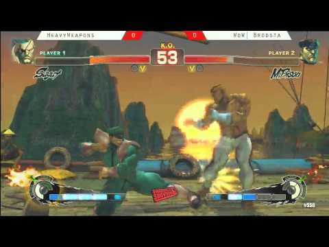 SS6 USF4 Top16 Heavy Weapons vs WoW Brodsta