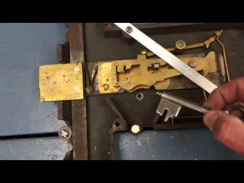 Antique Wilder's Salamander Safe Lever Lock with "Detector"