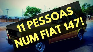Recorde de pessoas num FIAT 147!