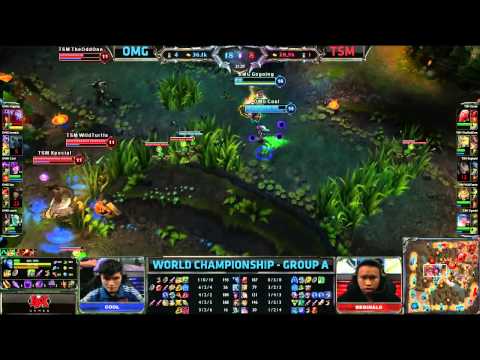 OMG vs TSM | OMG vs Team Solomid | Worlds 2013 Day 5 group A | Season 3 Championship S3 D5G5 VOD