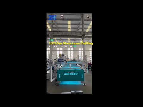 Customized 1.3*2.5m Mirror Processing Machine Test #glassdrilling #glassprocessing #glasscutting