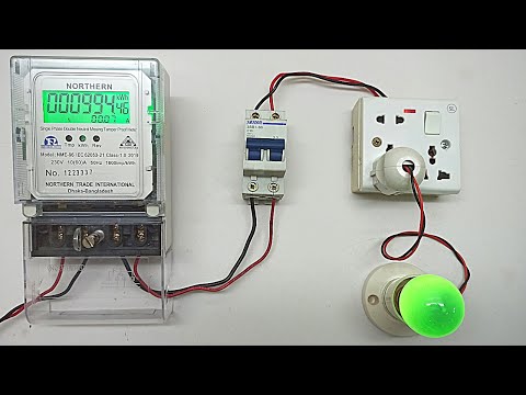 single phase meter wiring diagram | energy meter | single phase digital meter connection @asddulu77