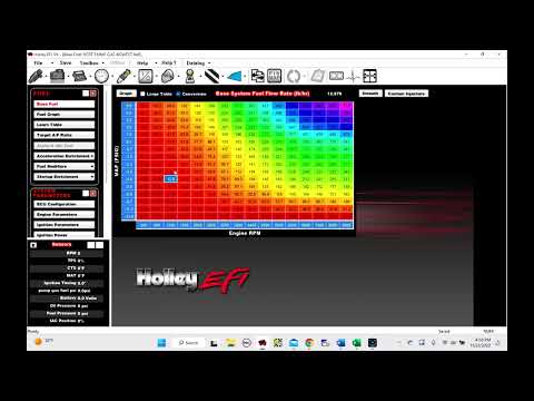 Startup and temp based enrichments with Holley Efi