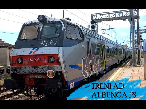 TRENI AD ALBENGA (SV) - LINEA VENTIMIGLIA-SAVONA