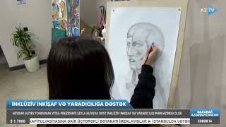 Leyla Əliyeva DOST İnklüziv İnkişaf və Yaradıcılıq Mərkəzinin fəaliyyəti ilə tanış olub