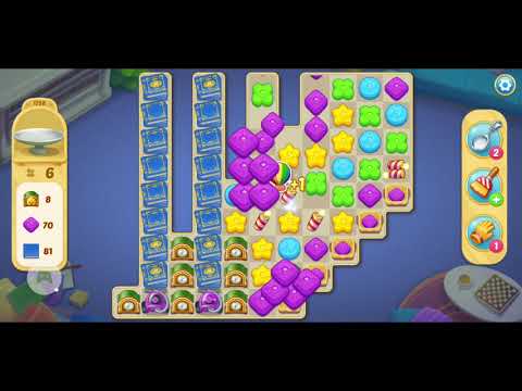 행복의저택/Matchington mansion Level 1758 Win Boosters(Coin)/Puzzle/Matchington/mansion