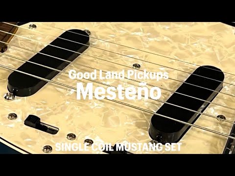 Good Land Pickups: Mesteños Mustang Single Coil Pickup Set Black image 8