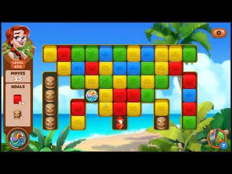 Lost Island Blast Adventure Level 654 - NO BOOSTERS 🏝️ | SKILLGAMING ✔️