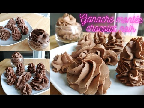 Ganache montée au chocolat noir