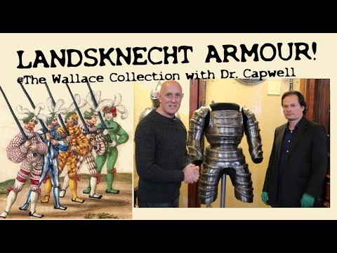 LANDSKNECHT Style ARMOR at the Wallace Collection with Dr. Capwell